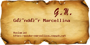 Göndör Marcellina névjegykártya